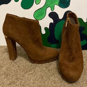 Michael Kors Suede Ankle Boots